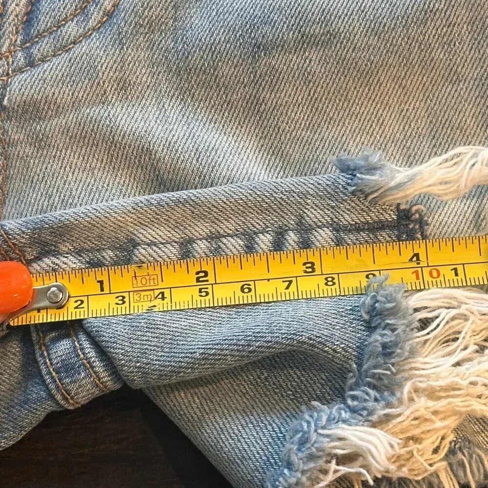 MOTHER "Superior"  NWT Ultra Hise Rise Button Fly Denim Shorts - $228 Retail - Picture 14 of 17